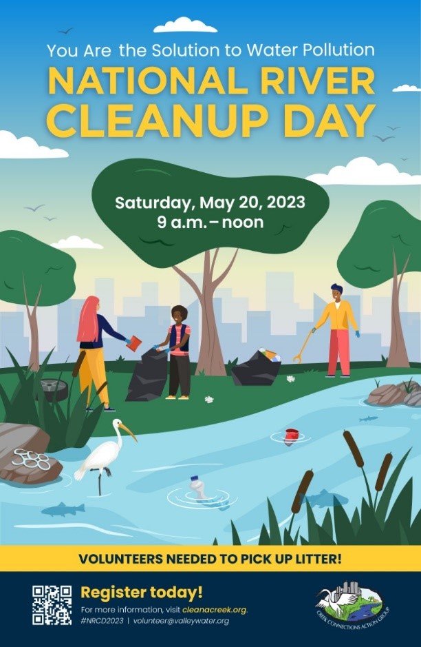 SJC Employees Clean Up Guadalupe River Area San José